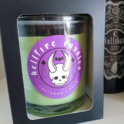 Top 10 ✔️ HELLFIRE CANDLES Gothic Homewares Cauldron's Brew [Green Apple] | CANDLE 🛒 -Spooky Stuff Store hellfire candles cauldrons brew 01 c2770a4d a3ef 4172 b8fb 83024fe6c95f 700x700