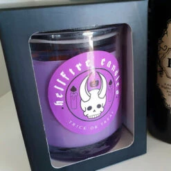 Flash Sale 🔔 HELLFIRE CANDLES Gothic Homewares Trick Or Treat [Salted Caramel] | CANDLE ❤️ -Spooky Stuff Store hellfire candles trick or treat 01 34e5df15 250f 44d4 a8ce 1237a831ff56 700x700