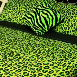 Flash Sale 🤩 HELLS BLANKETS Gothic Homewares Acid Leopard | QUEEN QUILT SET 👏