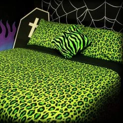 Flash Sale π€© HELLS BLANKETS Gothic Homewares Acid Leopard | QUEEN QUILT SET π 8 Flash Sale π€© HELLS BLANKETS Gothic Homewares Acid Leopard | QUEEN QUILT SET π -Spooky Stuff Store hells blankets acid leopard quilt set 9 1 700x700