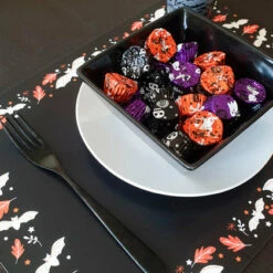 Cheap ❤️ HELLS BLANKETS Bats Hallows Harvest | PLACEMAT SET 😉