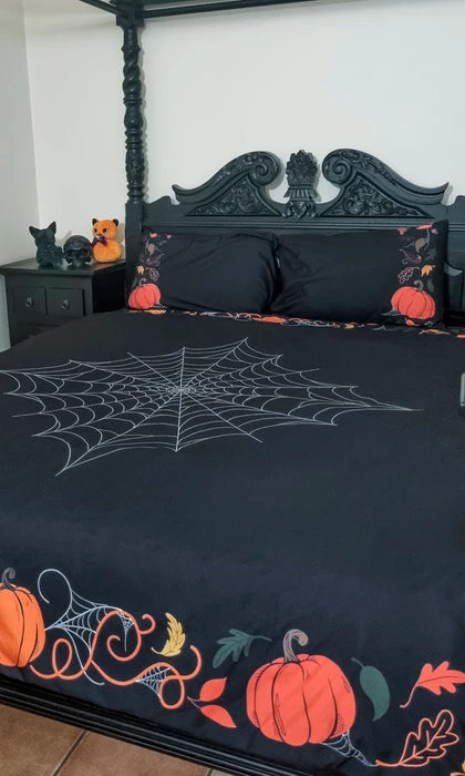 Promo ✨ HELLS BLANKETS Ghosts Haunted Hallows | KING QUILT SET ⌛ 1 Promo ✨ HELLS BLANKETS Ghosts Haunted Hallows | KING QUILT SET ⌛