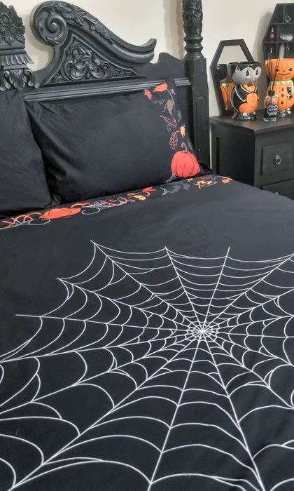 Promo ✨ HELLS BLANKETS Ghosts Haunted Hallows | KING QUILT SET ⌛ 10 Promo ✨ HELLS BLANKETS Ghosts Haunted Hallows | KING QUILT SET ⌛ - Image 10