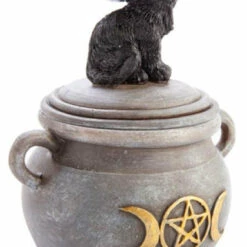 Best deal 🔔 HOMEWARES Cats Black Cat | CAULDRON TRINKET BOX ✔️ -Spooky Stuff Store homewares black cat cauldron trinket box 2 ef467faf ab44 455b af01 c8735ae068fe 700x700