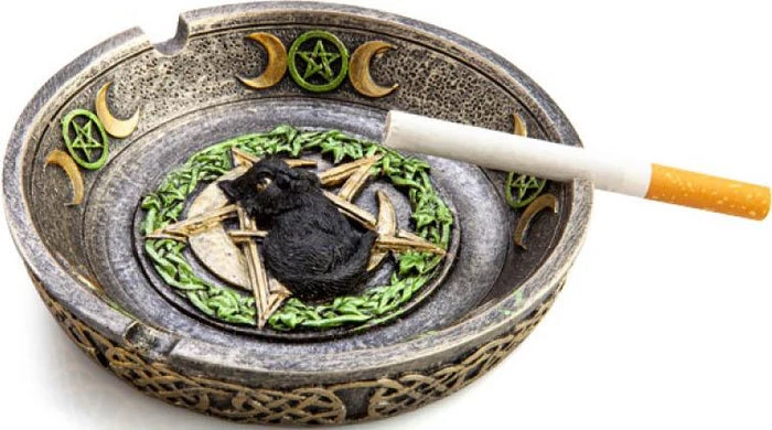 Cheap ❤️ HOMEWARES Cats Black Cat Pentacle Moons | INCENSE BURNER & ASHTRAY* ❤️ 4 Cheap ❤️ HOMEWARES Cats Black Cat Pentacle Moons | INCENSE BURNER & ASHTRAY* ❤️ - Image 4