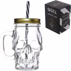 Cheapest ⭐ HOMEWARES Gothic Homewares Skull Glass | DRINKING JAR ❤️ -Spooky Stuff Store homewares skull glass drinking jar 2 c47647c6 f485 4fc4 9d29 ede709309739 700x700