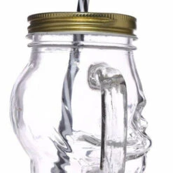 Cheapest ⭐ HOMEWARES Gothic Homewares Skull Glass | DRINKING JAR ❤️ -Spooky Stuff Store homewares skull glass drinking jar 5 b25254d5 0bce 4908 afc3 7c5a2edb9961 700x700