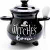 Discount ⌛ HOMEWARES Gothic Homewares Witches' Brew Cauldron | SOUP BOWL & SPOON 🔔