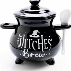 Discount โ HOMEWARES Gothic Homewares Witches' Brew Cauldron | SOUP BOWL & SPOON ๐