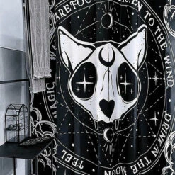 Buy ❤️ KILLSTAR Gothic Homewares Bathroom Witch | SHOWER CURTAIN 🌟