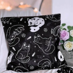 Coupon 😍 KILLSTAR Cats Catnap | CUSHION COVER 🔔