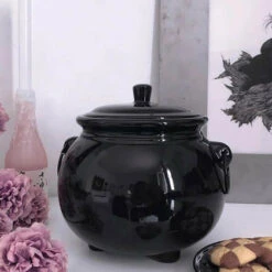 Best Pirce ⭐ KILLSTAR Gothic Homewares Cauldron | COOKIE JAR' 🤩