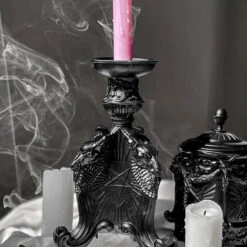 Best Sale ✔️ KILLSTAR Gothic Homewares Lord Of Night | CANDLESTICK" 🥰