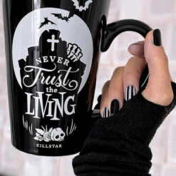 Flash Sale ✨ KILLSTAR Beetlejuice Never Trust The Living | TALL MUG" 🧨