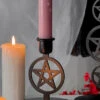 Best Pirce 🥰 KILLSTAR Gothic Homewares Pentagram [Small] | CANDLESTICK ✨
