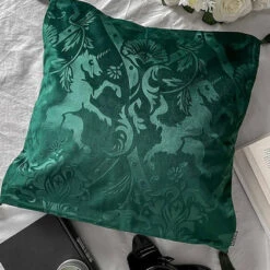 Budget ✨ KILLSTAR Gothic Homewares Royal Beast [Emerald] | CUSHION COVER 🎁