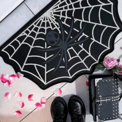 Best Sale 🥰 KILLSTAR Gothic Homewares Web | DOORMAT" ❤️