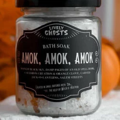 Coupon ⭐ LIVELY GHOSTS Gothic Homewares +Amok, Amok, Amok | BATH SOAK [MISSING LABEL]** 🔔 -Spooky Stuff Store lively ghosts amok amok amok bath soak 4 3850911a 840f 456a be20 f637fc515f07 700x700
