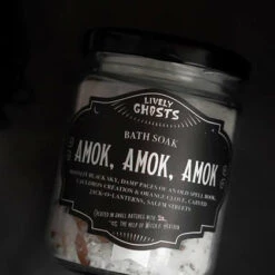 Coupon ⭐ LIVELY GHOSTS Gothic Homewares +Amok, Amok, Amok | BATH SOAK [MISSING LABEL]** 🔔 -Spooky Stuff Store lively ghosts amok amok amok bath soak 8 4c1b571e 5c7e 40d5 a061 29e1a70690db 700x700