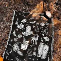 Best Pirce 💯 LIVELY GHOSTS Gothic Homewares Cottage Witch | TAPESTRY BLANKET` 👏 -Spooky Stuff Store lively ghosts cottage witch tapestry blanket 13 43828dde bf31 421d 97f2 ab5b76850ffe 700x700