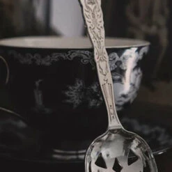 Deals 🧨 LIVELY GHOSTS Gothic Homewares Haunted Hallows [Silver] | TEA SPOON` 🤩