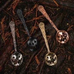 Best deal ✨ LIVELY GHOSTS Gothic Homewares Haunted Hallows [Gold] | TEA SPOON ⭐ -Spooky Stuff Store lively ghosts haunted hallows tea spoon set 4 e2bcba3f ad70 41f0 a7ff d41d1b4a8886 700x700