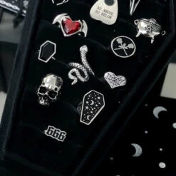 Cheapest 🔔 MYSTICUM LUNA Gothic Homewares Cosmic Coffin | RING TRAY 🌟