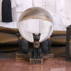 Budget ⭐ NEMESIS NOW Cats Bastet's Honour | CRYSTAL BALL HOLDER 🥰 -Spooky Stuff Store nemesis now bastets honour crystal ball holder 3 90496bec fc47 4553 a516 548364515441 700x700