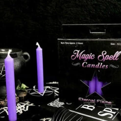Wholesale 😉 MAGIC SPELL CANDLES Gothic Homewares Eternal Flame [Purple] | SPELL CANDLE 🔥 -Spooky Stuff Store purple 700x700