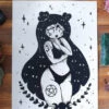 New 🌟 PVMPKIN ART Gothic Homewares Clairvoyant Witch | ART PRINT 😀
