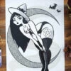Best Sale ❤️ PVMPKIN ART Bats Glamour Witch | ART PRINT ✔️