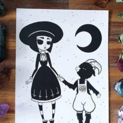 Brand new โ๏ธ PVMPKIN ART Gothic Homewares The Babysitter | ART PRINT โญ