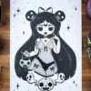Best deal 🔔 PVMPKIN ART Gothic Homewares Trick Or Treat | ART PRINT 🧨