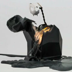 Best deal ✔️ PYROPET Cats Kisa [Black] | CANDLE 🎁 -Spooky Stuff Store pyropet kisa black candle 05 700x700