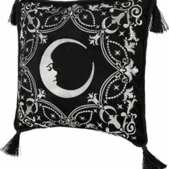 Brand new ⌛ RESTYLE Gothic Homewares Crescent | CUSHION COVER ✨ -Spooky Stuff Store restyle crescent cushion cover 4 fde3ed00 3b89 4900 a0a6 40ddb1dfc0c7 700x700