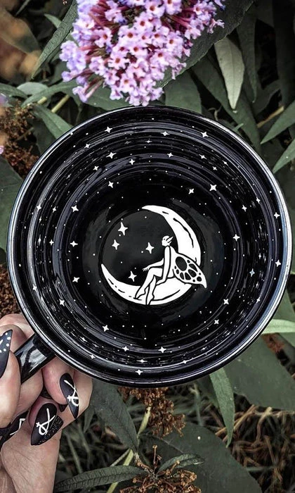 Outlet π₯° ROGUE AND WOLF Gothic Homewares Green Witch | MUG" π 2 Outlet π₯° ROGUE AND WOLF Gothic Homewares Green Witch | MUG" π - Image 2