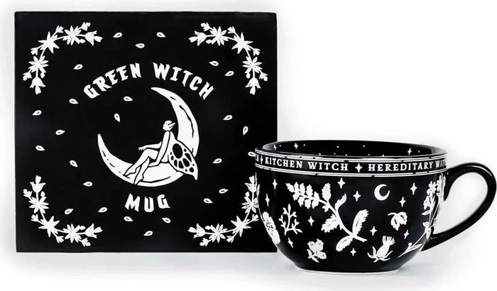 Outlet π₯° ROGUE AND WOLF Gothic Homewares Green Witch | MUG" π 7 Outlet π₯° ROGUE AND WOLF Gothic Homewares Green Witch | MUG" π - Image 7