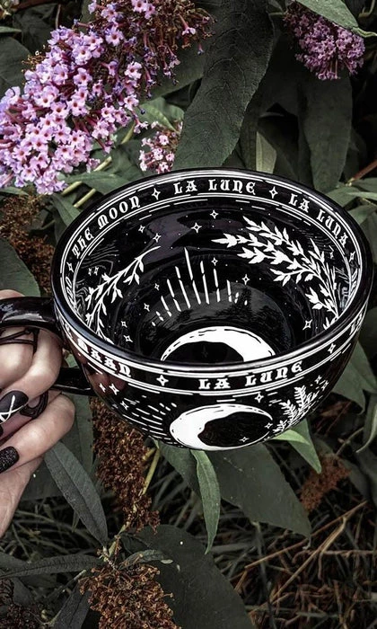 Deals 🥰 ROGUE AND WOLF Gothic Homewares La Lune | MUG" ⭐ 2 Deals 🥰 ROGUE AND WOLF Gothic Homewares La Lune | MUG" ⭐ - Image 2