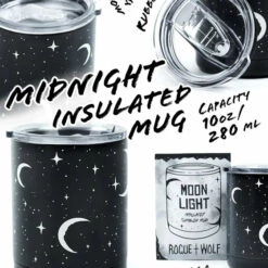 Budget 😍 ROGUE AND WOLF Gothic Homewares Moonlight | INSULATED TUMBLER MUG" ❤️ -Spooky Stuff Store rogue and wolf moonlight 280ml insulated tumbler mug 10 dae40552 bd0d 498d 98d2 9f8467888e1d 700x700