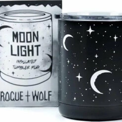 Budget 😍 ROGUE AND WOLF Gothic Homewares Moonlight | INSULATED TUMBLER MUG" ❤️ -Spooky Stuff Store rogue and wolf moonlight 280ml insulated tumbler mug 1 fc48a575 26db 4721 820b 78257c1c2023 700x700