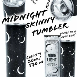 Discount 🥰 ROGUE AND WOLF Gothic Homewares Moonlight [570ml] | SKINNY TUMBLER" ✔️ -Spooky Stuff Store rogue and wolf moonlight 570ml skinny tumbler 3 8353edcf 6b74 4619 88f0 1e340743fee7 700x700