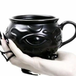 Brand new โ๏ธ ROGUE AND WOLF Gothic Homewares Witch Cauldron | MUG" ๐ 32 Brand new โ๏ธ ROGUE AND WOLF Gothic Homewares Witch Cauldron | MUG" ๐ -Spooky Stuff Store rogue and wolf witch cauldron mug 2 700x700