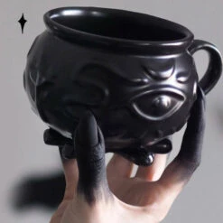 Brand new โ๏ธ ROGUE AND WOLF Gothic Homewares Witch Cauldron | MUG" ๐ 35 Brand new โ๏ธ ROGUE AND WOLF Gothic Homewares Witch Cauldron | MUG" ๐ -Spooky Stuff Store rogue and wolf witch cauldron mug 5 700x700