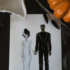 Cheapest 😀 SELIN ALA ART Gothic Homewares Frankly In Love A4 | ART PRINT 🎁