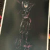 Hot Sale ⌛ SELIN ALA ART Gothic Homewares Catwoman [Burton Beauties] | ART PRINT 🎉
