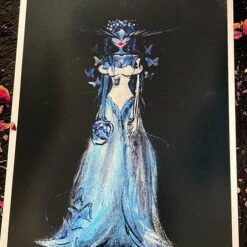 Flash Sale 🎁 SELIN ALA ART Corpse Bride Emily [Burton Beauties] | ART PRINT 🥰