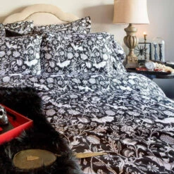 Discount 🥰 SIN IN LINEN Bats Elysian Fields [Black] | DOUBLE/QUEEN DUVET COVER 🔥 -Spooky Stuff Store sin in linen elysian fields black duvet cover 5 0ec57abb 4286 42db baa5 dbf4eaeb9a21 700x700