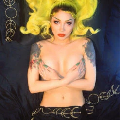 Deals ✔️ SIN IN LINEN Gothic Homewares Moon Phase | QUEEN SHEET SET ✔️ -Spooky Stuff Store sin in linen moon phase sheets 3 1 700x700