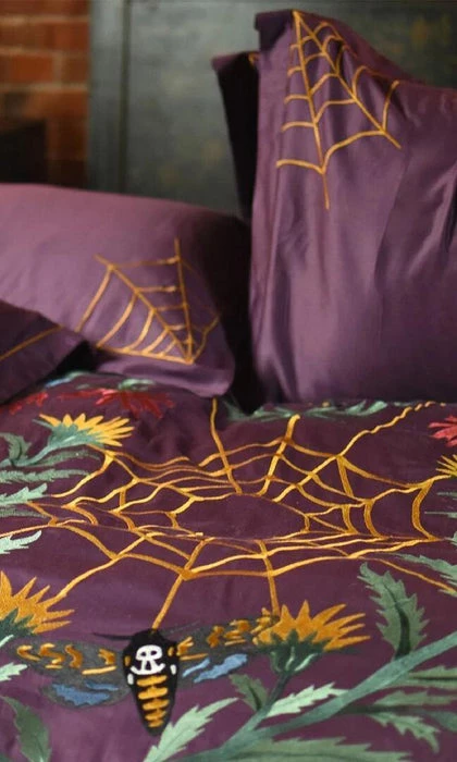 New ✨ SIN IN LINEN Gothic Homewares Forest Witch | KING DUVET COVER 🤩 3 New ✨ SIN IN LINEN Gothic Homewares Forest Witch | KING DUVET COVER 🤩 - Image 3