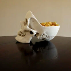 Discount ⭐ SUCK UK Gothic Homewares Skull | BOWL [WHITE] 🥰 -Spooky Stuff Store skull white tidy 7 700x700